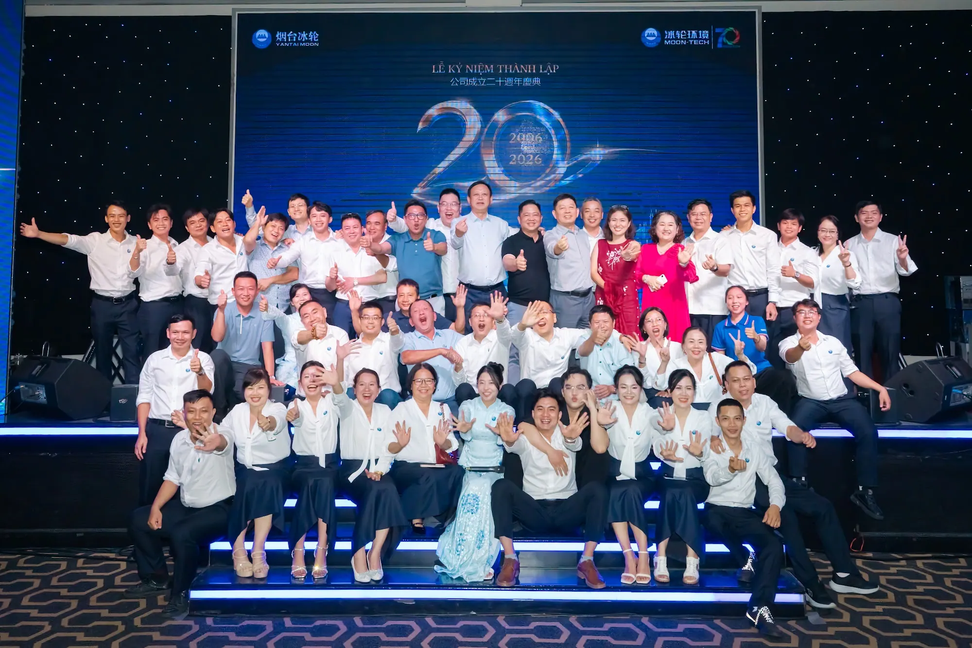 Lễ kỷ niệm 20 năm thành lập Yantai Moon Việt Nam