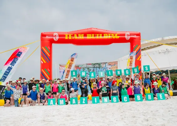 Cổng hơi Team Building