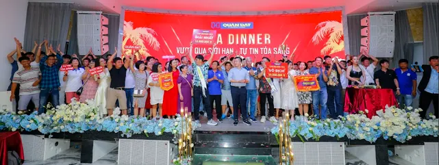 Gala Dinner Nha Trang – Quân Đạt Group